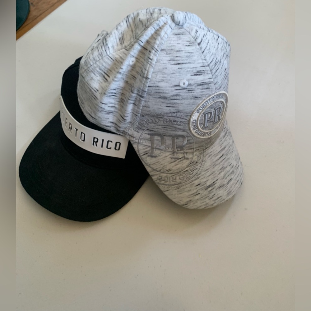 Robin Ruth Puerto Rico Adjustable Hats Bundle | Black & Gray Baseball Caps - Picture 2 of 5